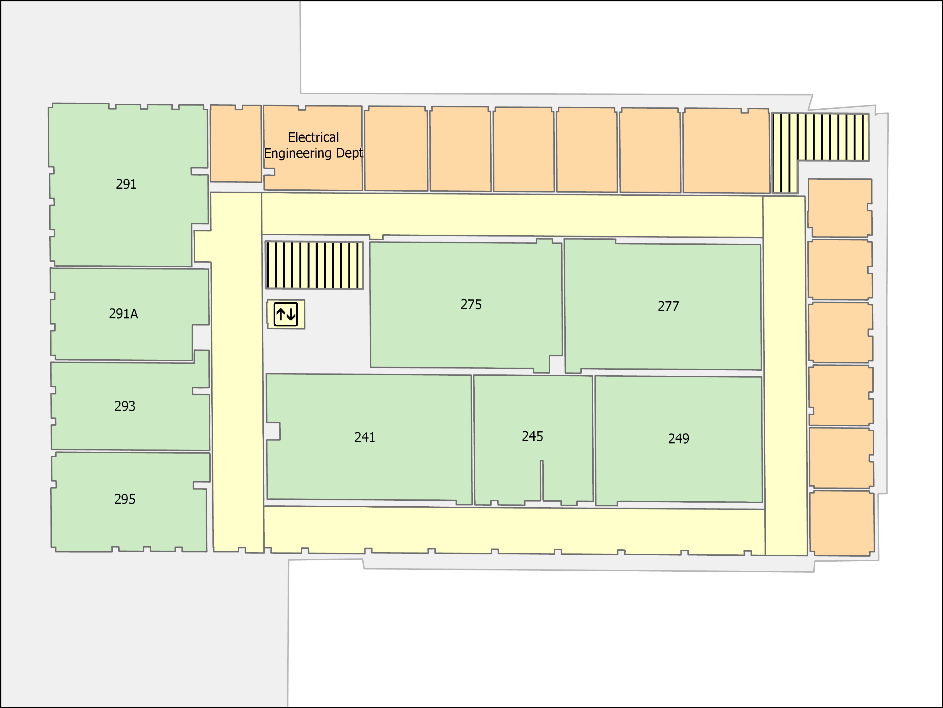 Second floor floorplan