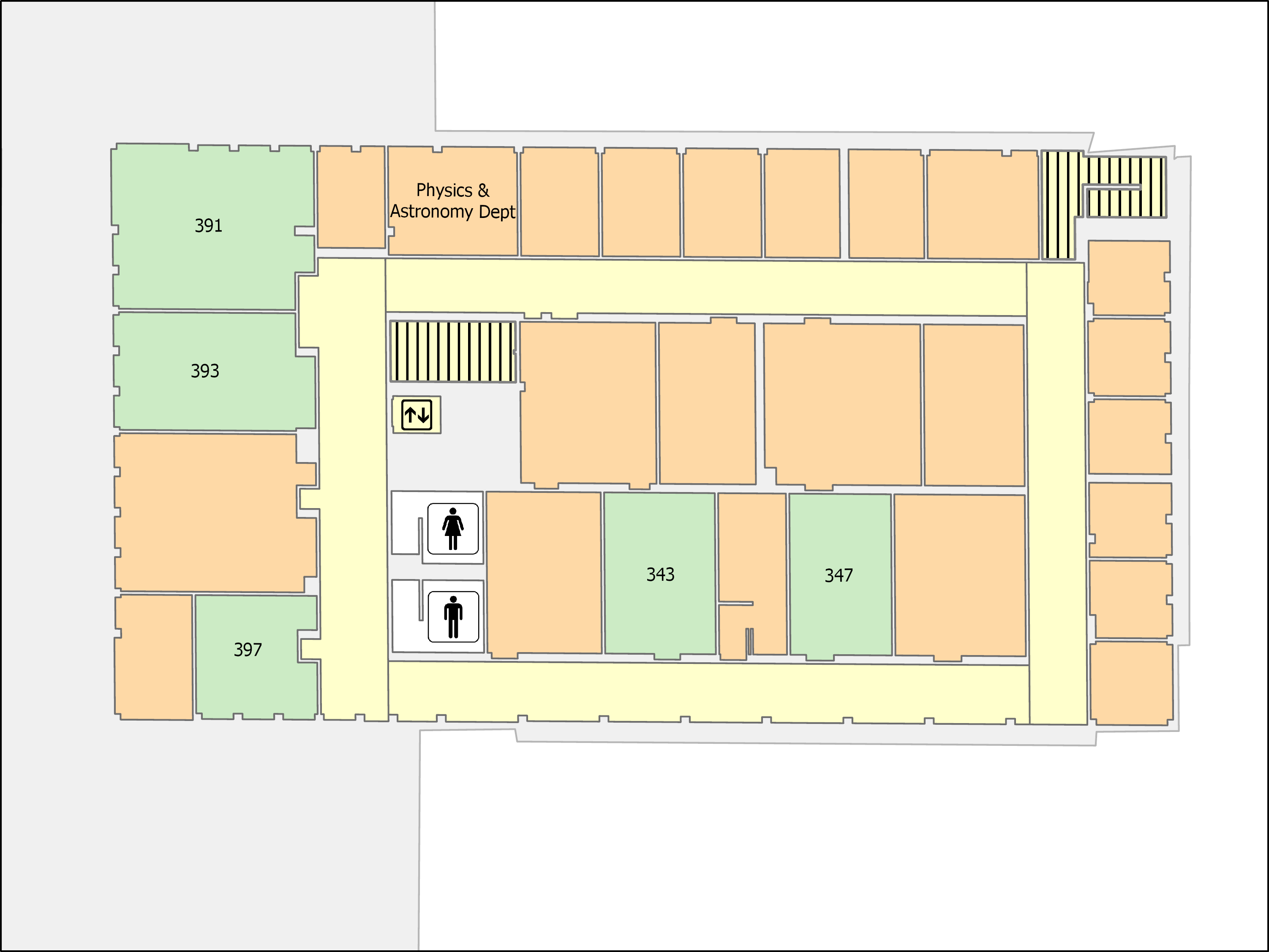 Third floor floorplan