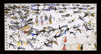 Battle of the Little

Big Horn by Kicking Bear (Mato Wanartaka) c. 1898